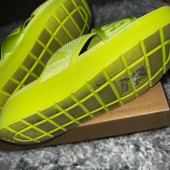 UGG Womens Emily Mesh Lime Green Sandals size 6M - Picture 4 of 6